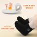 JOINFREE Baby Slippers Non-Slip Rubber Sole Cozy Home Booties - Black - Buy Online on GoSupps.com