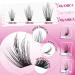 Yawamica Wispy Lash Clusters - Natural 10-14mm Fluffy Eyelash Extensions | CC Curl 40D DIY Individual Lashes (200pcs - Buy Online on GoSupps.com
