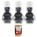 Italian Gourmet E.R. La Drogheria Cyprus Black Salt 3 x 50 g + Italian Gourmet Pulp 400 g