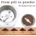 Electric Multifunctional Grinder for Pills and Coffee Beans - White - Buy Online on GoSupps.com