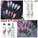 Gel Liner Nail Polish 12 Colors Kit for Hook Painting Shiny Varnish Platinum NAI Art for Christmas - Buy Online on GoSupps.com