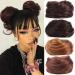 Hair Bun Synthetic Claw Clip Bun Cat Ears Hair Donut Bun Claw Clip Messy Hair Bun Mini Hair Extensions Women Hair Accessories Hair Extension Hair Piece (Color : 18H613) - Buy Online on GoSupps.com
