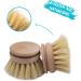 Chinchilla 4-Set Change Heads for Wash Brush | Vegan Natural Bristle Replacement Heads | Universal Flush Brush Heads | Sustainable Zero Waste Kitchen Solutions - Buy Online on GoSupps.com