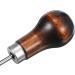 4 Pack Gourd Shape Wooden Handle Scratch Awl Tool Set for Leather Craft DIY - Buy Online on GoSupps.com