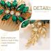Zoestar Leaf Bridal Wedding Hair Comb Gold Rhinestone Headpiece Bridal Crystal Hair Accessories for Women and Girls - Buy Online on GoSupps.com