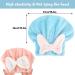 Vogvor Super Absorbent Hair Towels - 2 Pack Microfiber Turbans for Long Thick Curly Hair (Blue & Pink) - Buy Online on GoSupps.com