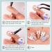 BJAINGEXK 600PCS 3D Nail Amulet Set 1 piece 8-color nail bow amulet + Pink White stars Love Moon Cute Nail jewelry + White pearls for nail art DIY decoration with picking tool - Buy Online on GoSupps.com