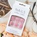 24Pcs Pink Press On Toenails with Cute Flower Design - Glossy Acrylic False Toe Nails for Women and Girls - Buy Online on GoSupps.com