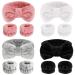 12 PCS Spa Headband Face Wash Wristband Set  Microfiber Wrist  Makeup Headband Skincare Headband Face Wash Wristbands Facial Headband with Wrist Band for Women Girls Washing Face Sleepover Party (Elegant Style)