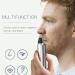Nose Ear Nasal Hair Trimmer Clipper - Professional Painless Eyebrow & Facial Hair Trimmer for Men Women Battery-Operated IPX7 Waterproof Trimmer with Dual Edge Blades for Easy Cleansing - Buy Online on GoSupps.com