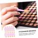 Baluue 160 Pcs Non Latex Cosmetic Eyeshadow Sponge Plastic Eye Shadow Brush Eye Shadow Sponge 6x1x0.8cmx2pcs Assorted Colorx2pcs - Buy Online on GoSupps.com