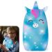 Beinou Seatbelt Strap Cover Kids Car Seat Belt Pillow Harness Pads Unicorn Soft Head Shoulder Support Cushion Girls Boys Travel Green