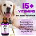 Dogs Vitamins and Supplements with Glucosamine & Cranberry 15 in 1 Multivitamins Supports Dogs Hip and Joint Immune Health Skin Coat Heart Health for Small Medium and Large Dogs - Buy Online on GoSupps.com