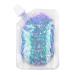 GL-Turelifes Body Glitter Gel, Easy to Apply&Remove 50ml Mermaid Sequins Chunky Glitter for Body Face Hair, Festival Glitter Halloween Costume Makeup Long Lasting Sparkling (Blue Purple)