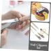DOITOOL 2 Sets Nail Scissors Set Nail Tools for Nail Art Nail Clipper Manicure Tools Kit Doll Travel Nail Kit Nails Kits Nail Trimmer Nail Kit Care Carbon Steel Japan - Buy Online on GoSupps.com