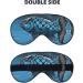 Reusable Sleep Mask Eye - Soft Blackout Eye Covers for Better Sleep | Travel Essentials & Gifts - Silver Fish Scale for Men & Women - Buy Online on GoSupps.com