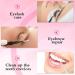 50 Pieces Micro Eyebrow Brush Eyebrow Brush with Cap Brow Lamination Brush Eyelash Brow Brush Lash Filler Eyebrow Lash Lift Tools for Eyelash Lift Extensions Brow Clean(Black+White) - Buy Online on GoSupps.com