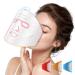 IBORRIA Red Light Therapy for Face Led Face Mask Light Therapy Infrared Red Light Therapy Mask Advanced Anti-Aging Wrinkle Acne Removal Skin Care Device for All Skin Types at Home (White)