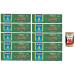Italian Gourmet E.R. De Cecco Pack of 10 Spaghetti No. 12 with Spinach 500g + Italian Gourmet Polpa 400g