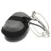 Lanomi mini reading glasses foldable metal women men full edge foldable visual aid reading aid glasses 1.0 2.0 2.5 3.0 3.5 4.0 with case 1er/2er/4 pack silver 2.5 diopters