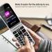 Artfone F20 Big Button Mobile Phone for Elderly | Dual SIM Unlocked Flip Phone with Charging Dock | Easy to Use Simple Phone with FM Radio & Torch - Black - Buy Online on GoSupps.com