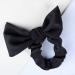 Inilbran Boho Silk Hair Bow Rope Scrunchies Black Silky Bow Hair Band Hair Ties Vintage Elastic Hair Tie Ropes French Bowknot Ponytail Scrunchy Hair Ties Hair Accessories for Women and Girls Headdress - Buy Online on GoSupps.com