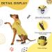 Vejaoo Waterproof Dog Raincoat - Reflective Hooded Jacket for Small & Medium Dogs | Adjustable Windproof Dog Rain Jackets (Yellow Large) - Buy Online on GoSupps.com