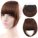 Bangs Straight Synthetic Blunt Bangs Clip in Bangs Hair Extensions Synthetic Neat Flat Bang with Temples Thick Front Face Fringe Bangs Hairpieces for Women Bangs Hair Clip(2) 6inches 2 - Buy Online on GoSupps.com