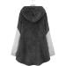 Hanxiulin Women's Fleece Plush Zipper Jacket - Warm Long Hooded Cardigan & Bomber Coat - 3XL Dark Gray - Cozy Winter Outerwear for All Sizes - Buy Online on GoSupps.com