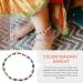 COHEALI 3Pcs Hematite Beaded Bracelets for Women - Colorful, Elastic, Slim Foot Pearl & Crystal Bracelet Set - Buy Online on GoSupps.com