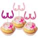Pack of 30 Breast Cancer Awareness Cake Decorations Glitter Breast Cupcake Toppers Breast Cancer Awareness Cake Decoration for Believe Hope Pink Ribbon Party Cake Decorations - Buy Online on GoSupps.com