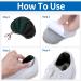 Sibba Feet Heel Grips 3 Pairs - Shoe Liners for a Snug Fit - Cushioning Inserts for Loose Shoes - Black Insoles for Men and Women - Foot Care Product - Buy Online on GoSupps.com