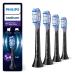 Philips Consumer Philips Sonicare G3 Premium Gum Care original replacement brush heads black set of 4 HX905488 4 Brushes New 4 Brushes New