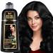 RUNBEN 3 in 1 Black Hair Dye Shampoo for Women & Men Natural Plant Herbal Formula Gray Hair Coverage Hair Shampoo and Conditioner 500ML