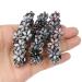 Elegant Flower Crystal Hair Clips Set | 3 Pieces for Women & Girls | Glittering Fashion Accessories in Pink Dark Blue & Gray - Buy Online on GoSupps.com