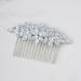 SWEETV Rhinestone Wedding Hair Comb - Bridal Crystal Hair Clip for Bridesmaids, Silver-01 - Buy Online on GoSupps.com