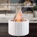 Campfire Flame Diffuser - 250ml Aromatherapy Humidifier with Remote Control | Essential Oil Diffuser for Home Bedroom & Office | Auto Shut-Off & Night Light - Perfect Gift (Black - Buy Online on GoSupps.com