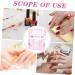 FRCOLOR Nail Art Brush Cup Equipment Manicure Crystal Glass - Buy Online on GoSupps.com