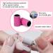 Terossy 180 Fine Grit Sanding Bands for Nail Drill - 200pcs Manicure/Pedicure Nail Sanding Bits with Mandrel - Electric Nail Sanding Bits in Pink - Buy Online on GoSupps.com