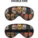 SSIMOO Sugar Skulls Eye Mask - Ultra-Soft Light-Blocking Comfortable Sleep Accessory - International Shipping Available - Buy Online on GoSupps.com
