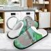 Shop Mnsruu Palm Sloth Jungle Home Slippers | Slipproof Slippers for Men UK8-11 | Ideal for Home Hotel Spa & Travel - Multicolored - Buy Online on GoSupps.com