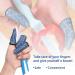 RIVIEVAL 12pc Finger Cots Set - Reusable Thumb Protector for Cut Resistance in Kitchen, Garden & Work - Non-Slip, Breathable Finger Guards (Blue) - Buy Online on GoSupps.com