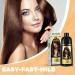 Buy Hair Dye Shampoo for Men & Women - Dark Brown 500ml | Ammonia-Free Natural Herbal Gray Hair Coverage - Buy Online on GoSupps.com