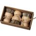 Multi Purpose Dish Brush Household Fiber Scrub Brush (Pack of 3) Bristles Cleans Cookware and More Multi-color - Buy Online on GoSupps.com