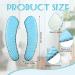 Washable Toilet Seat Covers Set | Thick Padded & Non-Slip Toilet Cushions | 4 Pairs in Grey, Brown, White & Blue | Soft Bathroom Supplies - Buy Online on GoSupps.com