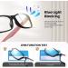 Blue Light Blocking Glasses for Women & Men | Spring Hinge Anti-Glare Eyeglasses for Computer Gaming & TV | Lightweight Bamboo Frames - Buy Online on GoSupps.com