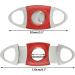Cigar Cutter Stainless Steel Guillotine Double Cut Slicer with 1 inch Diameter Hole Portable Smooth Cigar Cutter Suitable for Most Cigars to Smoke for Men - Buy Online on GoSupps.com