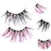 FRCOLOR 2 Pairs of False Eyelashes Fluffy Glitter Eyelashes False Makeup Eyelashes Make-Up Eyelashes Christmas Eyelashes Eyelashes with Glitter Sequins Diamond Manual Fibre 3D - Buy Online on GoSupps.com