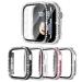 4 Pack Bling Case for Apple Watch SE 2/SE/6/5/4 40mmm Glitter Rhinestone Diamonds Protective Case with Tempered Glass Screen Protector Replacement Cover for iWatch 2022 (2nd Gen) SE/6/5/4 40mm Women Black/Clear/Pink/Starlight 40mm