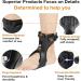 Adjustable Black Ankle Brace for Foot Drop | Plantar Fasciitis & Achilles Tendonitis Recovery | X-Large Left - Buy Online on GoSupps.com